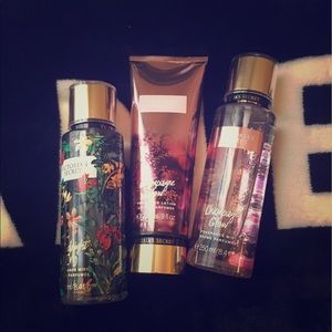 Victoria Secret body sprays and lotion