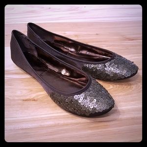 Kelly & Katie satin ballet flats NIB sz 7.5