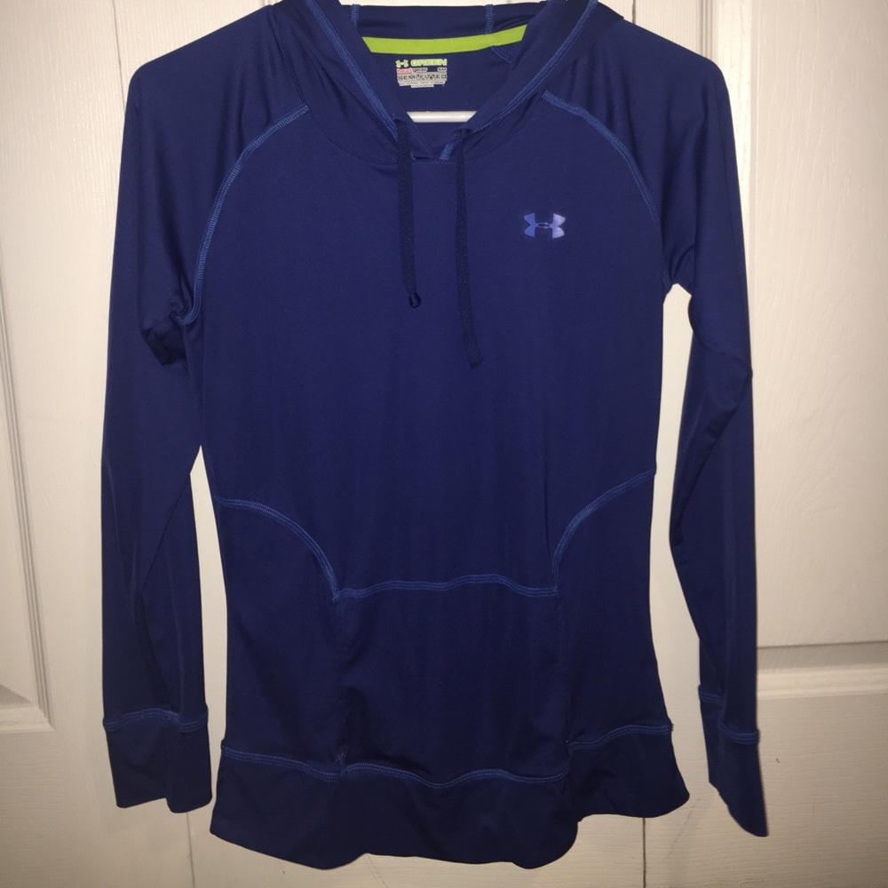 Blue under armour workout shirt