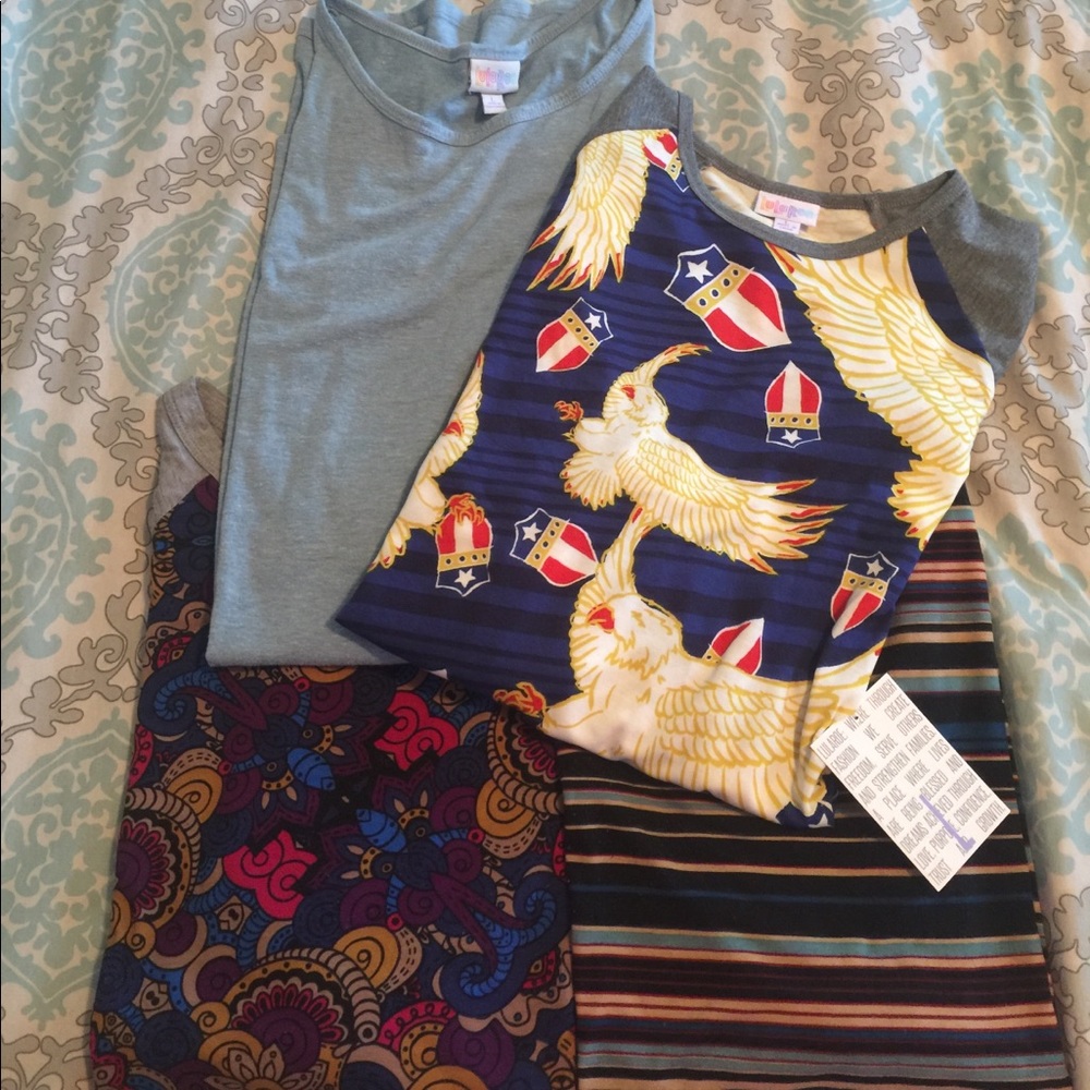 4 Piece Lot of Large Lularoe
