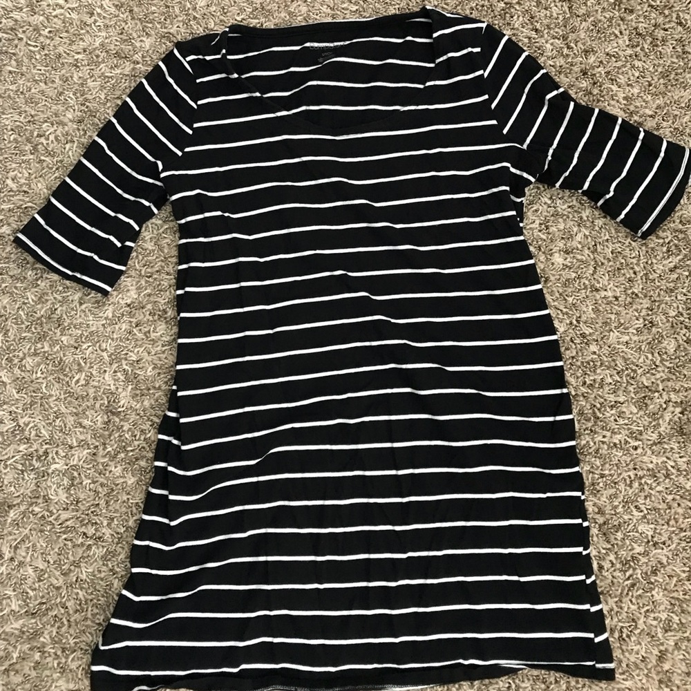 Motherhood Striped Maternity Tunic
