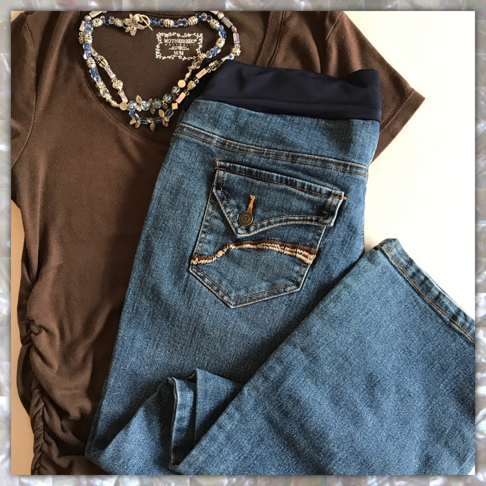 MATERNITY Jeans Long Pants - Picture 1 of 5