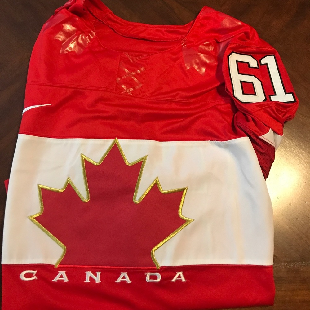 Rick Nash Canada signed jersey.