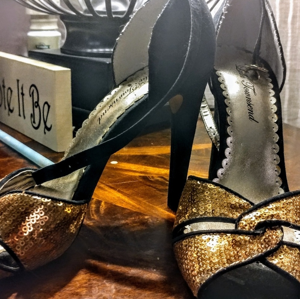 Fancy open toed heels
