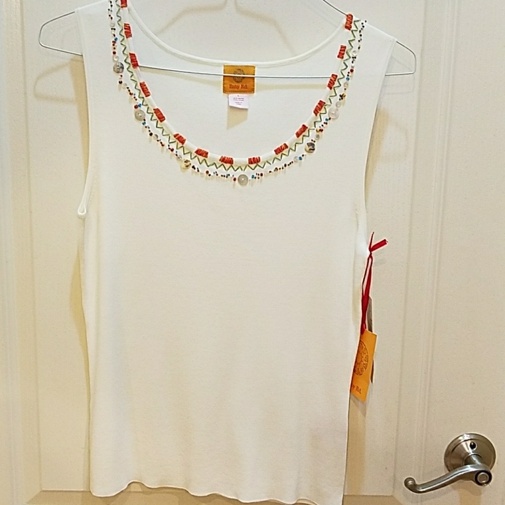 NWT  Ruby Rd. Sleeveless Sweater