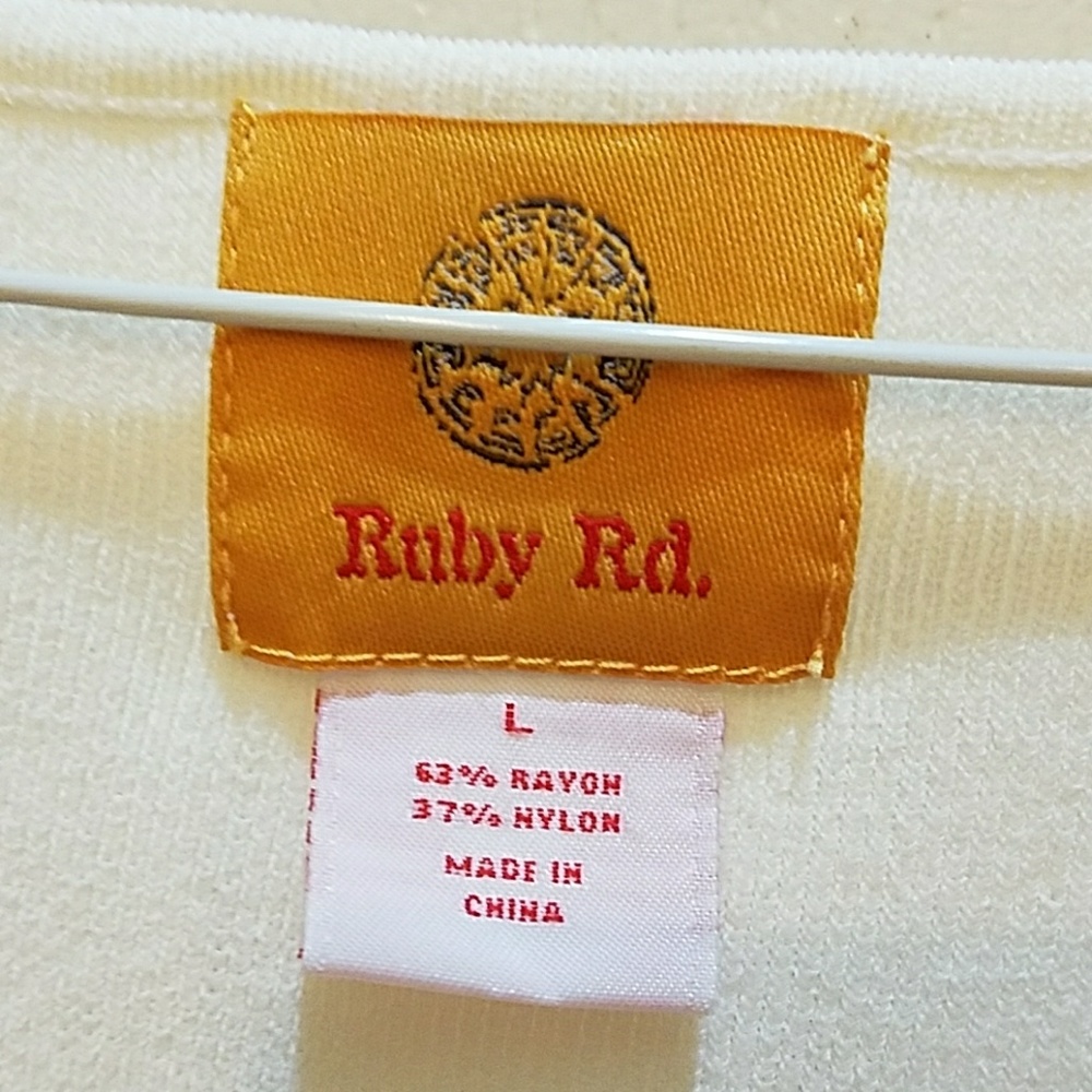 NWT Ruby Rd. Sleeveless Sweater - Picture 4 of 4