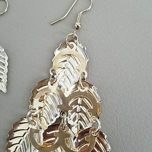 ✴GOLDEN LEAVES EARRING - Picture 2 of 7