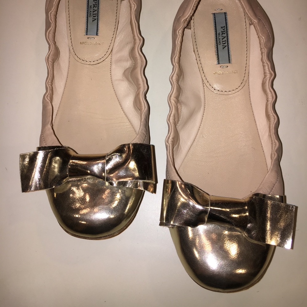 Authentic Prada ballet flats