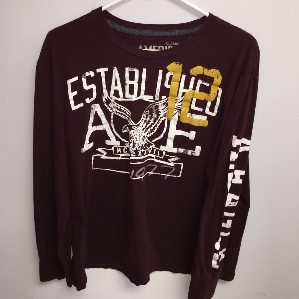 Men's M American Eagle long sleeved thshirt