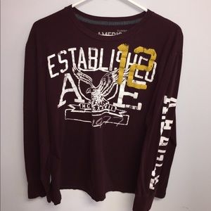 Men's M American Eagle long sleeved thshirt