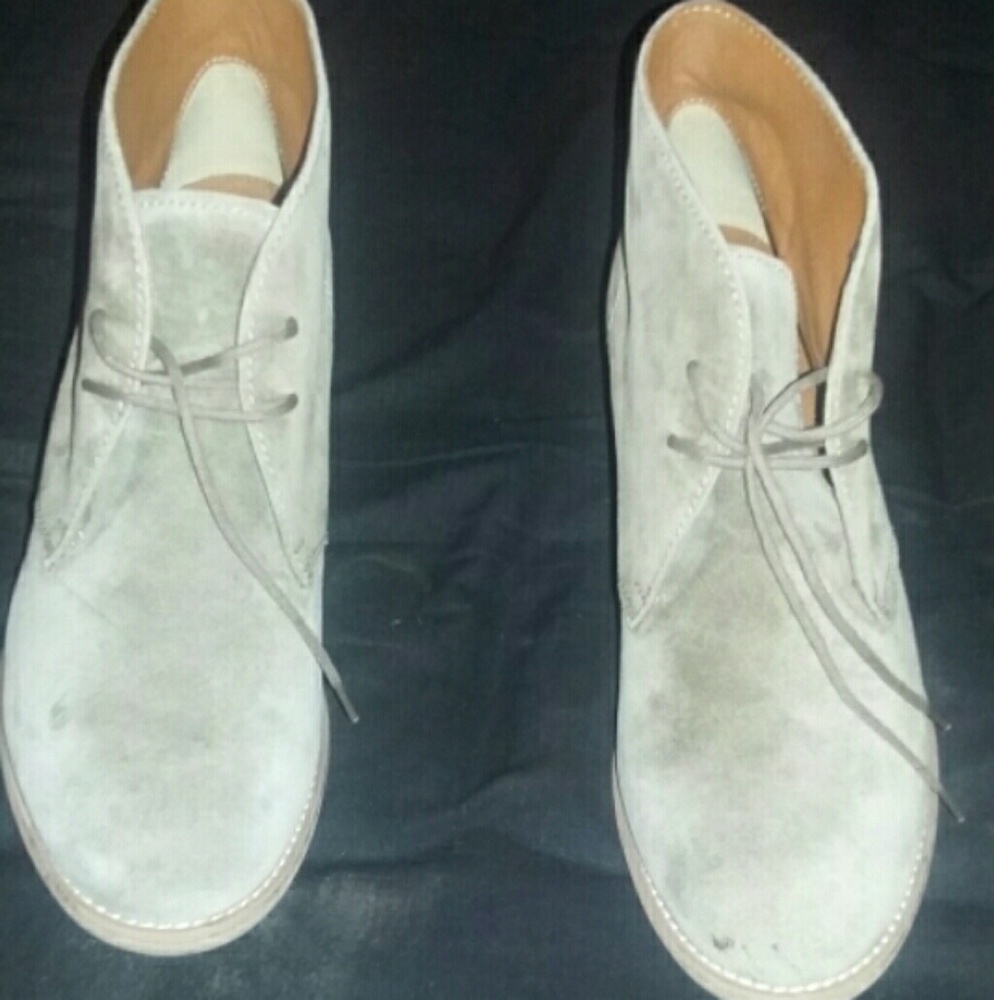 1937 brand suede booties