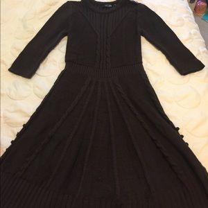 Chocolate Brown Sweater dress