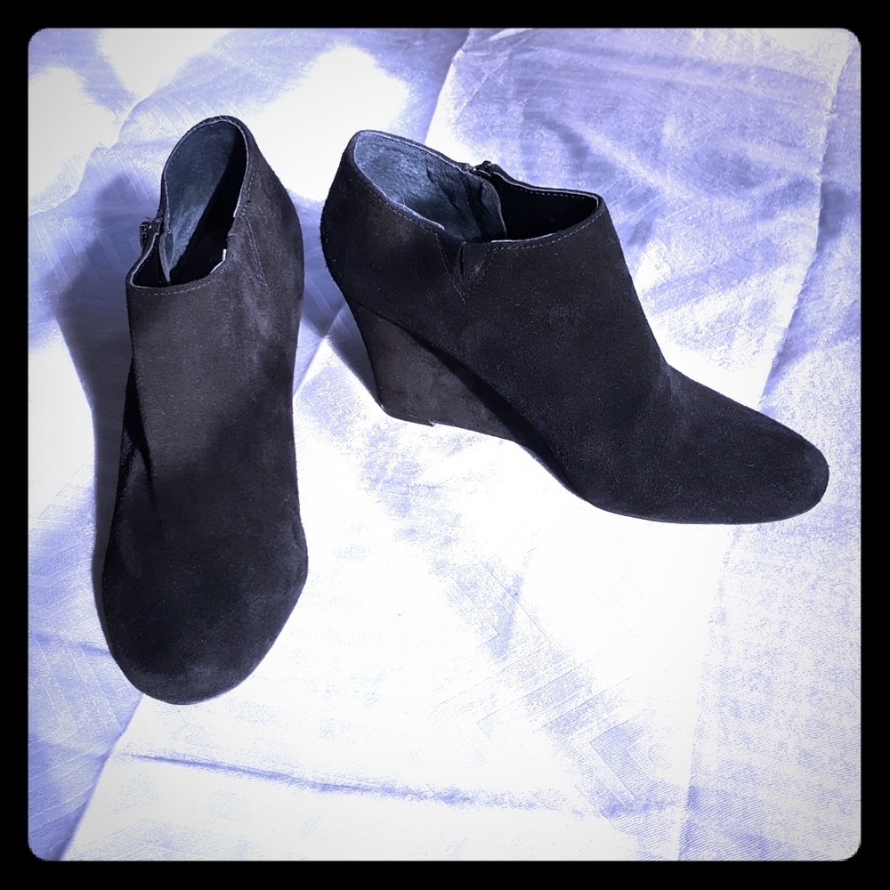 Vince Camuto Suede Wedge Booties