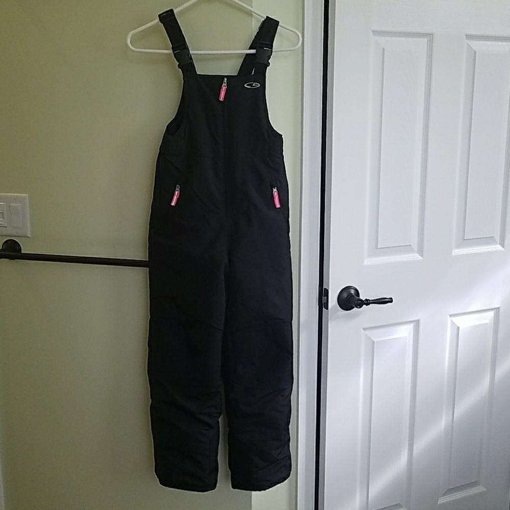 Black snow bibs by champion.
