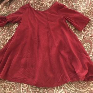 Old Navy Swing Dress, Red