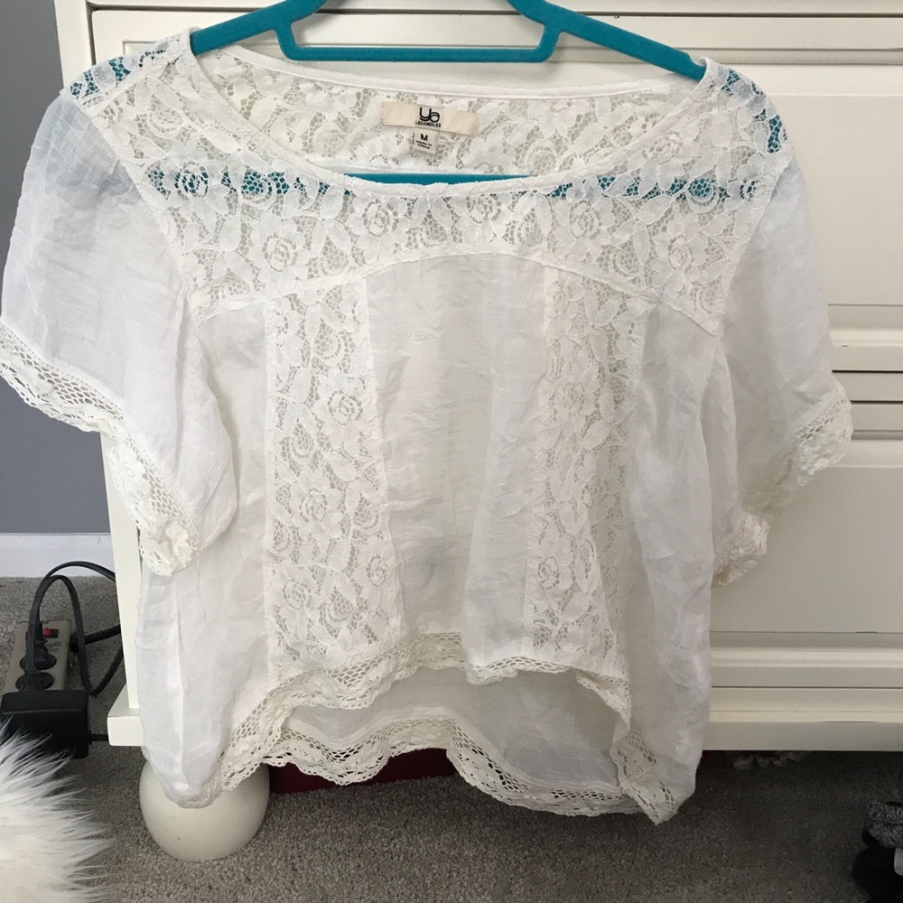 Lace crop top
