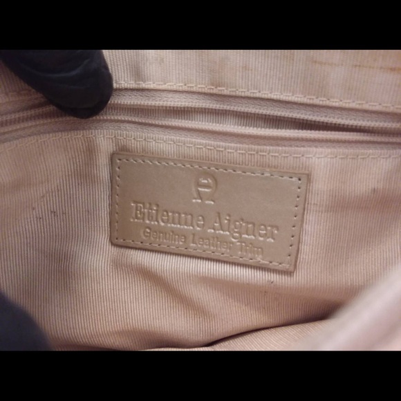 Authentic💕 Etienne Aigner Canvas Shoulder Bag 👜 - Picture 3 of 4