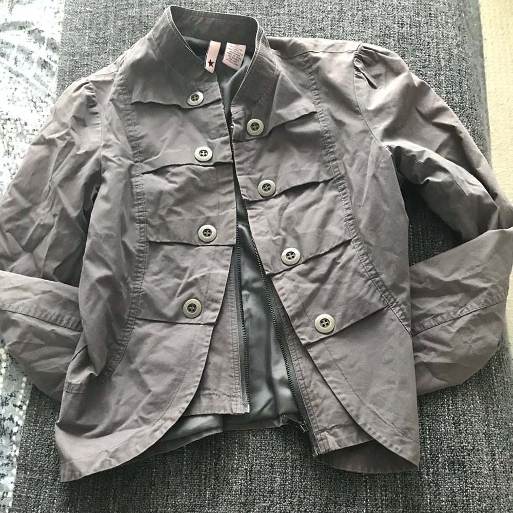 Thin, Stylish, Gray Stella Star Jacket