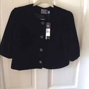 NWT American Living black Dressy Short Jacket