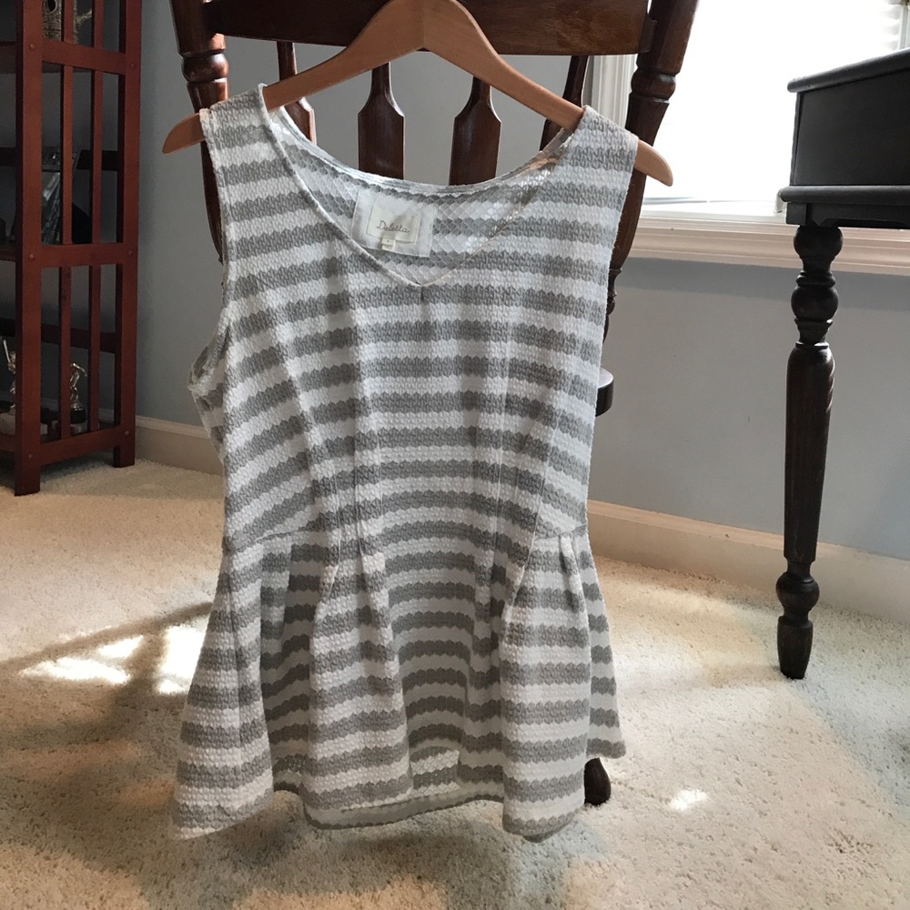 Anthropologie peplum top