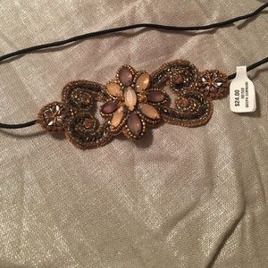 Deepa Gurnani headband crystal hair piece