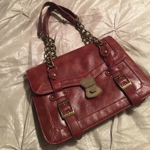 Deena & Ozzy vegan leather handbag chain purse