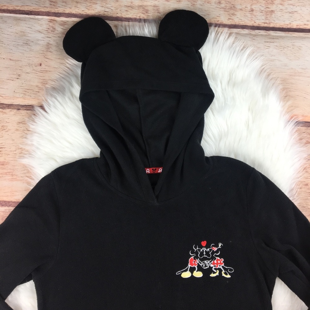 Disney Minnie and Micky Ear Hood Pull Over