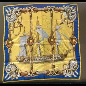 Hermès silk Tribord scarf