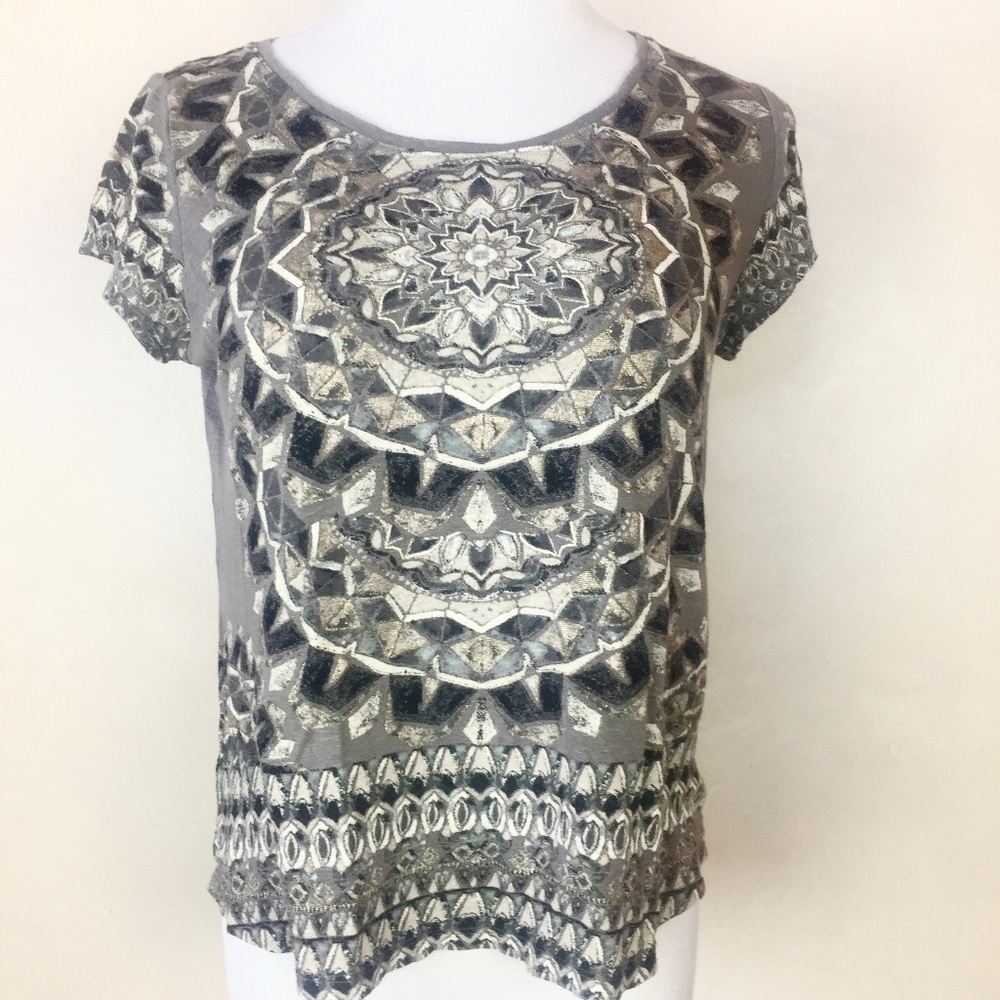 Lucky Brand Womens Mandala Shirt