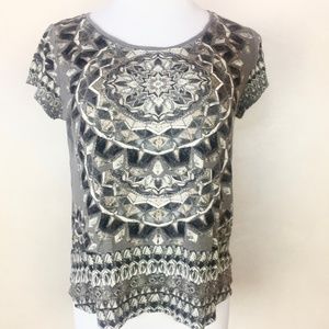 Lucky Brand Womens Mandala Shirt