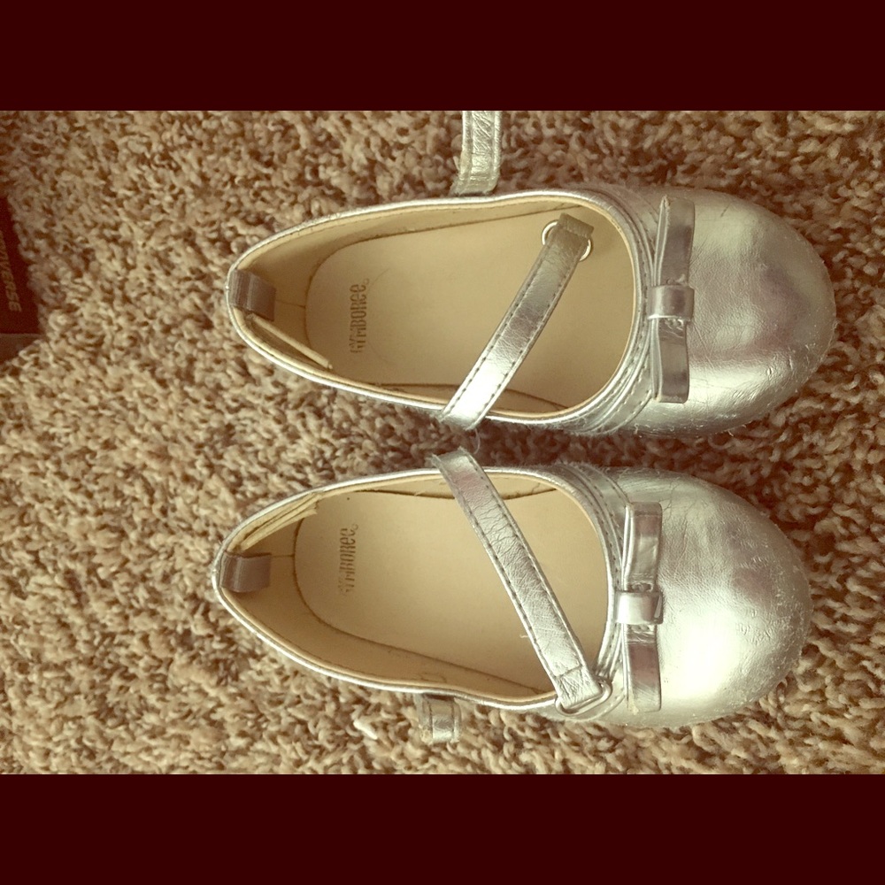 Silver shoes