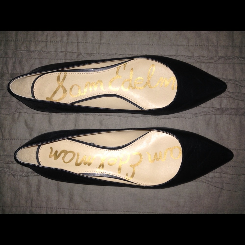 Sam Edelman pointy leather flats