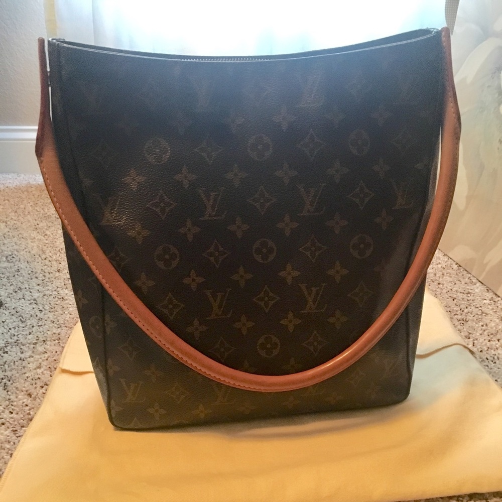 Authentic Louis Vuitton large looping bag
