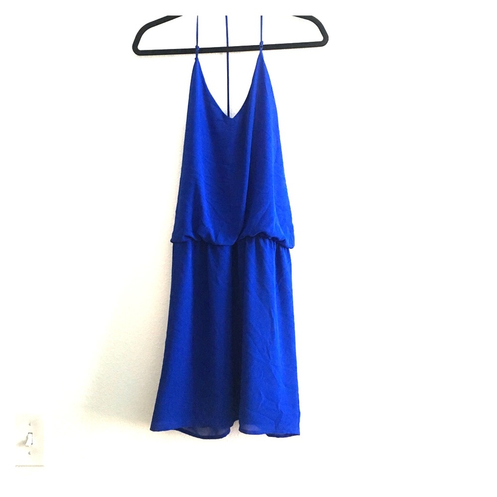 Light weight royal blue dress