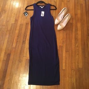 NWT F21 Navy Midi Dress