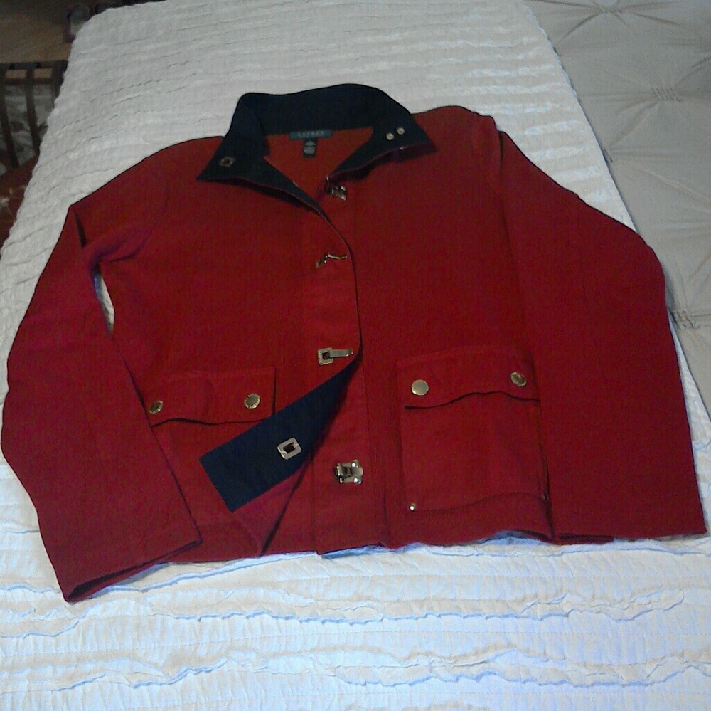 Ralph Lauren Jacket - Red with Black Trim