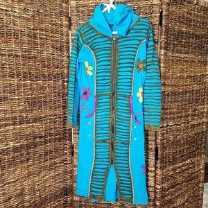 Boho duster hoodie