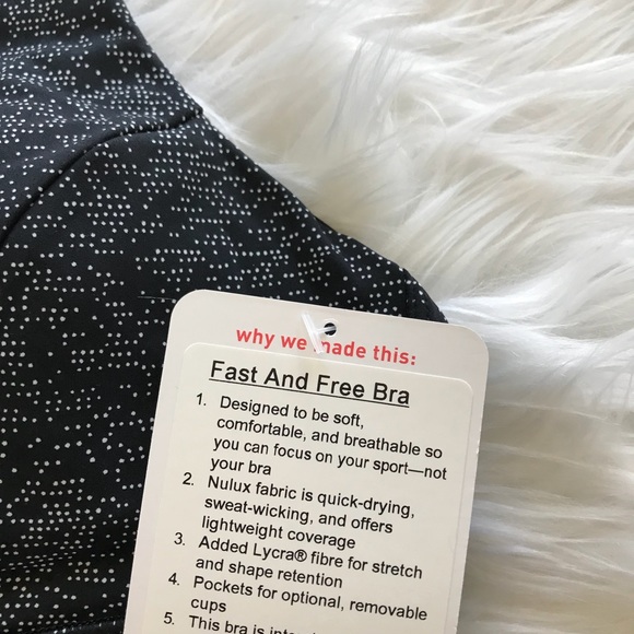• Lululemon • Fast and Free Sports Bra Soundwave - Picture 6 of 6