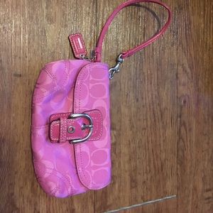 Pink Coach Clutch Pink Coach Clutch