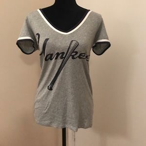 NWT VS Pink New York Yankees Baseball Tee NWT VS Pink New York Yankees Baseball Tee