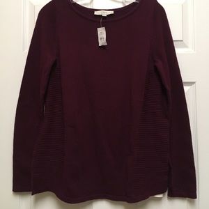 Sweater,size-small,burgundy, long sleeve,