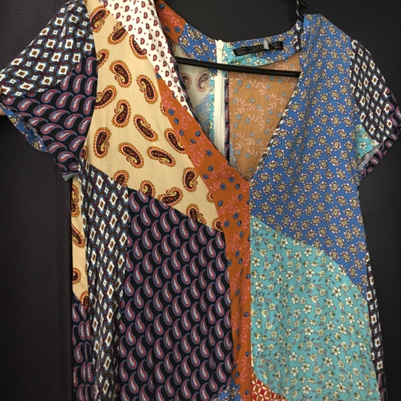 ZARA patchwork romper - Picture 2 of 4