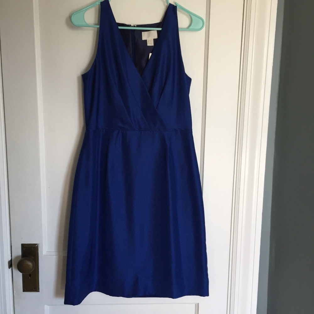 Coral Blue Silk Loft Dress
