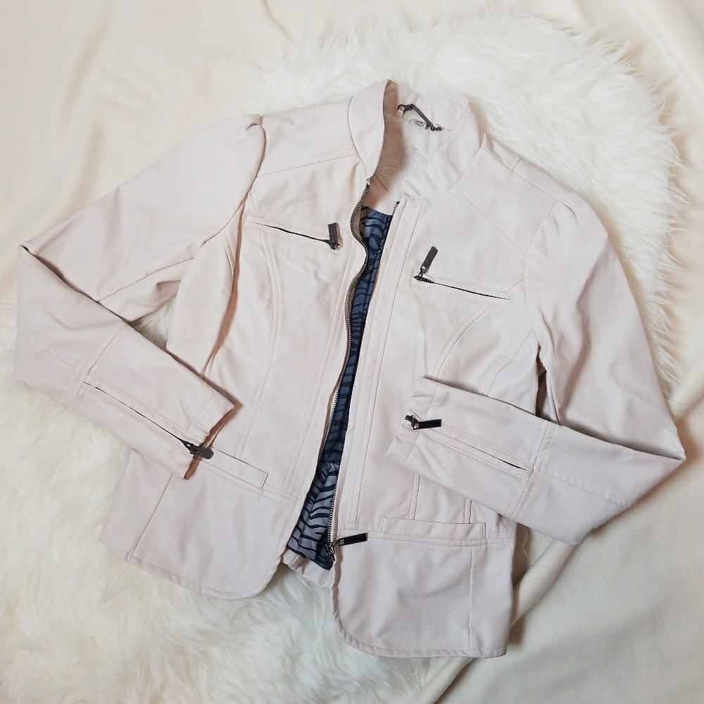 Vegan leather jacket
