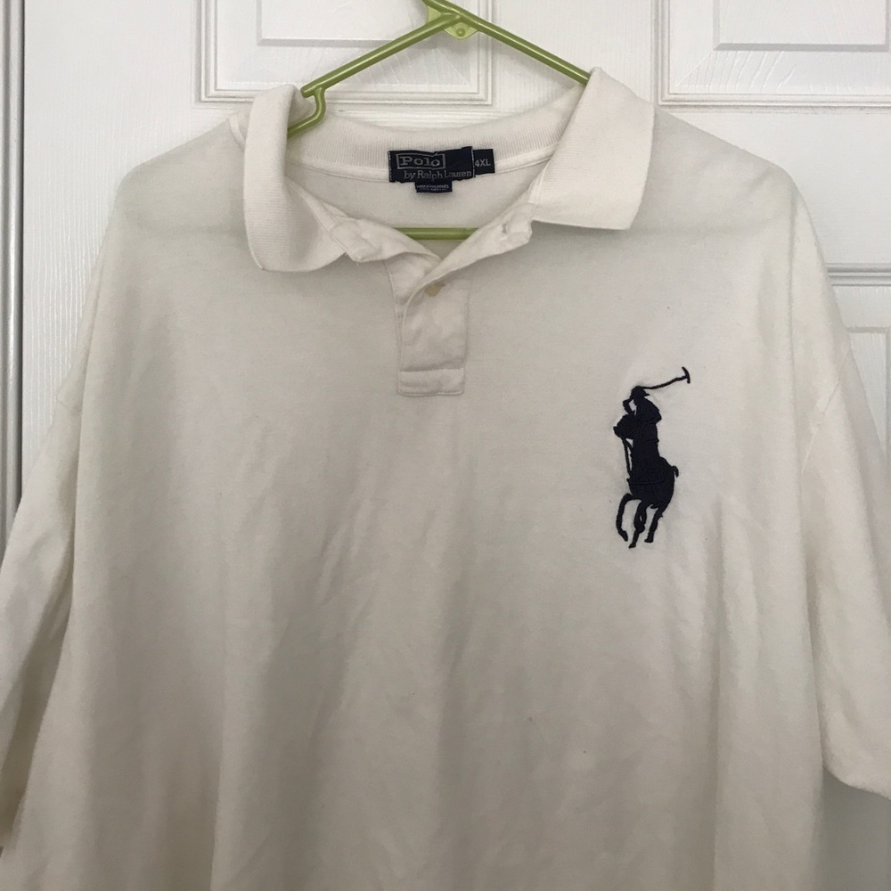 White polo shirt