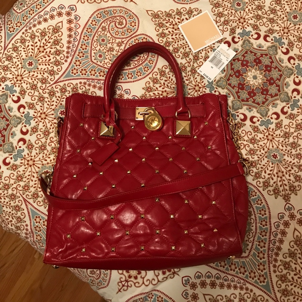 Michael Michael kors Hamilton stud quilt ❤️
