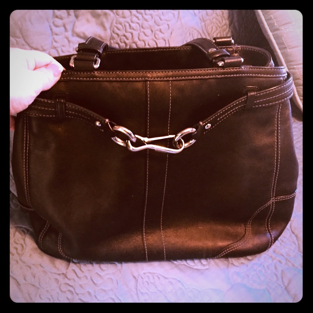 Authentic gorgeous and spacious Coach bag