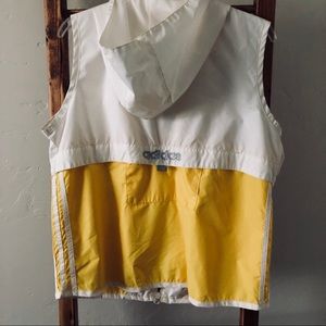 yellow adidas vest