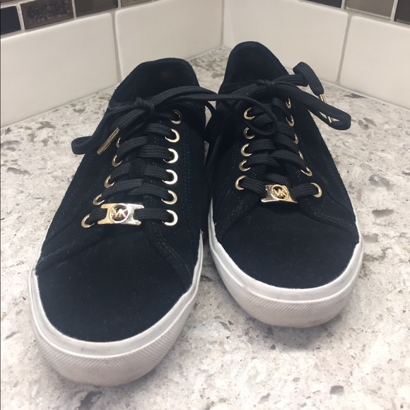 Michael Kors Shoes - Michael Kors black suede sneaker