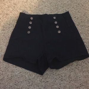 High rise shorts
